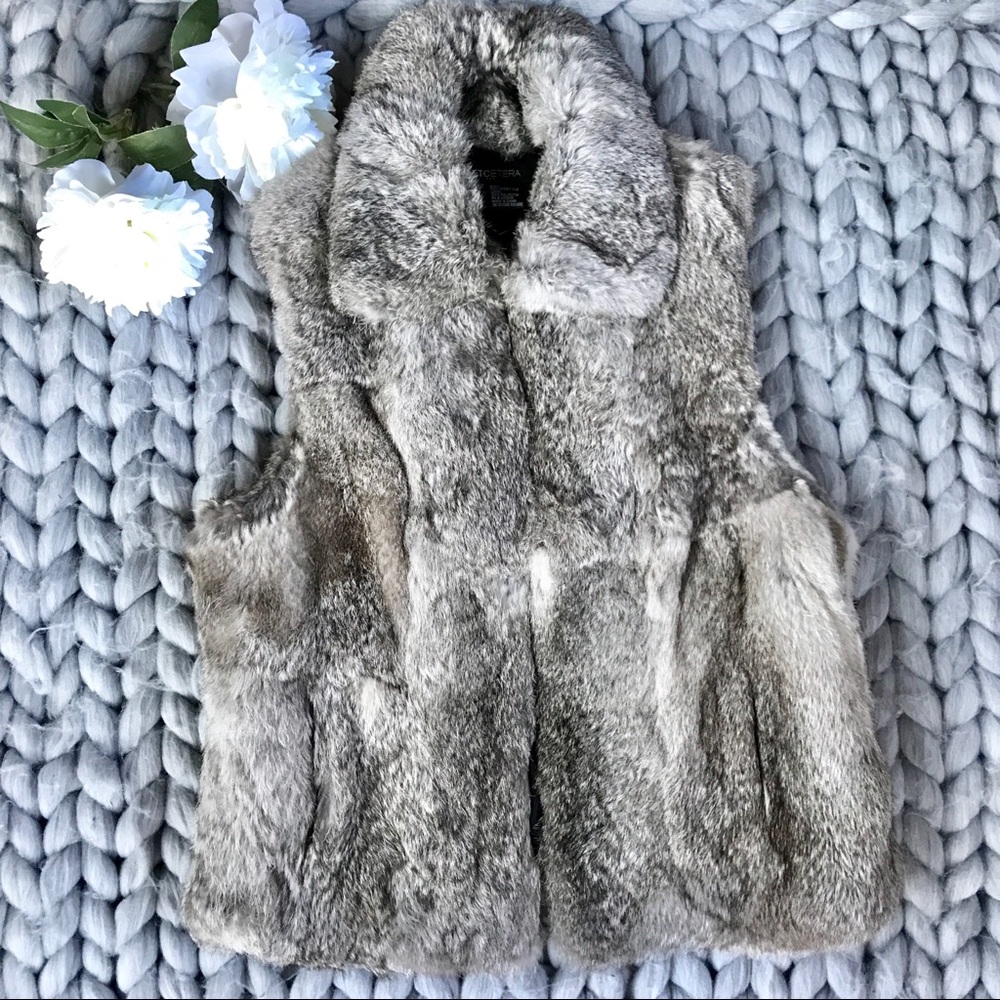 Rabbit Fur Vest • Etcetera by Carlisle - Picture 2 of 9